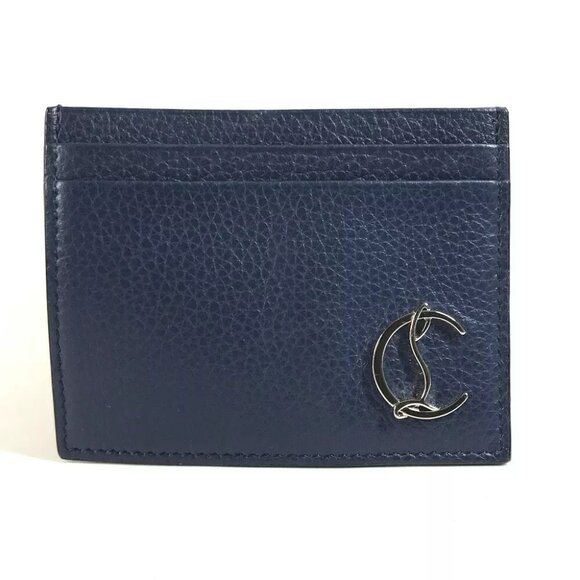Christian Louboutin CL logo Business Card Holder Pass Case Card Case - Picture 1 of 16